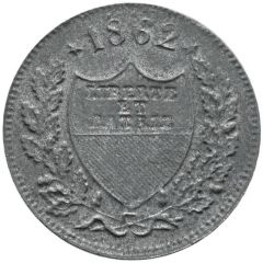 Shooting Society United Arms of the Coast Rolle, zinc