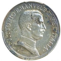 2 Lire - Victor Emmanuel III Pattern