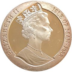 1 Crown - Elizabeth II Australia - Tasmania, Silver