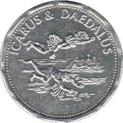 Token - Shell - Man in Flight #01 - Icarus and Daedalus