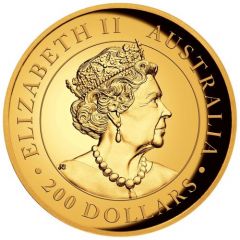 200 Dollars - Elizabeth II 6th Portrait - Australian Wedge-tailed Eagle - Gold Bullion Coin