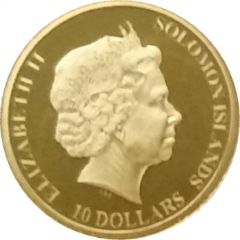 10 Dollars - Elizabeth II Baby Unicorn