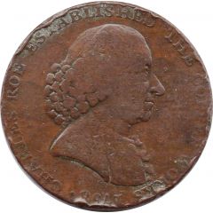 1/2 Penny Cheshire - Macclesfield / Charles Roe Copper Works