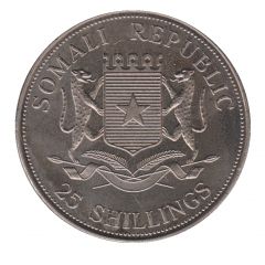 25 Shillings Pope in Multi-coloured cloak