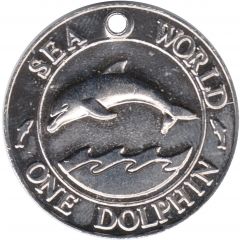 Token - 1 Dolphin Sea World - Gold Coast