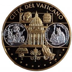 Token - European Currency Vatican - 10 Euro - World Day of Peace