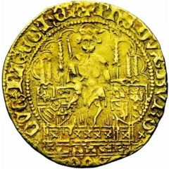 1/2 Gold Écu `Klinckaert` - Jacqueline and Philip the Good, Regent