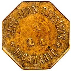 12 1/2 Centimes - Café Jean Derrieux - La Ricamarie [42]