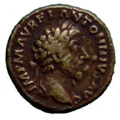 Denarius - Marcus Aurelius CONCORD AVG TR P XV COS III, Concordia and Spes