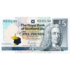 5 Pounds Royal Bank of Scotland - 2014 Ryder Cup, Gleneagles