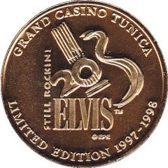 Grand Casino Tunica Collector Coin Elvis Presley Series
