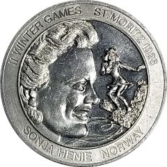 Token - Great Olympic Moments Sonja Henie