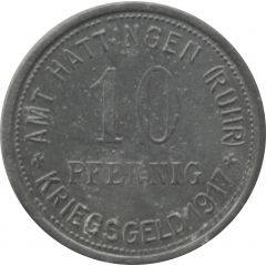 10 Pfennig - Hattingen