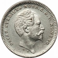 25 Öre - Oscar I