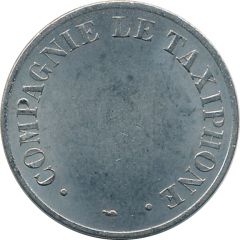 Telephone Token - Compagnie le Taxiphone 24 mm, copper-nickel, with dots