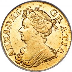 1 Guinea - Anne 3rd bust