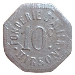 10 Centimes - Fonderie d`acier - Hirson [02]