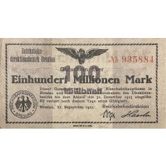 100 000 000 Mark Reichsbahndirektion