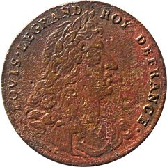 Token - Louis XIV - Bâtiments du Roi Ad Nutum Assurgunt, Lazarus Gottlieb Lauffer