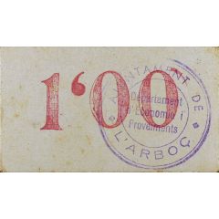 1 Peseta L`Arboç