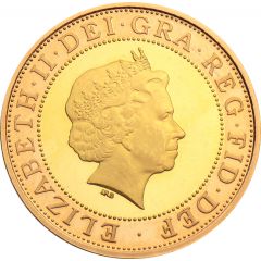 2 Pounds - Elizabeth II London Olympic Centenary, Gold Proof