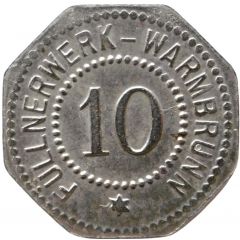 10 Pfennig - Warmbrunn Füllnerwerk