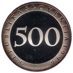500 Tolarjev First Railway in Slovenia
