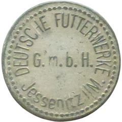 5 Pfennigs - Jessenitz in Mecklenburg Deutsche Futterwerke