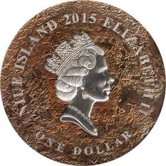 1 Dollar - Elizabeth II Campo del Cielo Meteorite