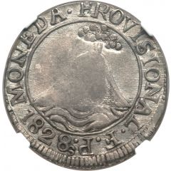 2 Reales Provisional coinage