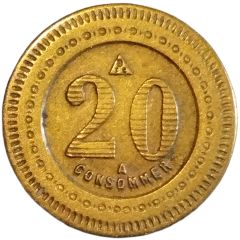 20 centimes à consommer Cartaux