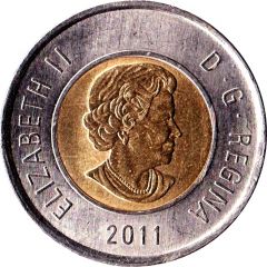 2 Dollars - Elizabeth II Boreal Forest