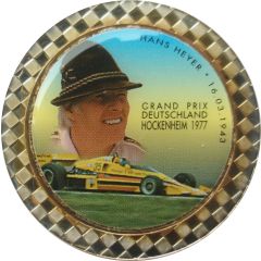 Medal - Deutsche Formel 1 Piloten Hans Heyer