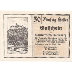 50 Heller Rosenburg