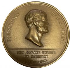 Medal - Pacific Railroad Completion Restrike