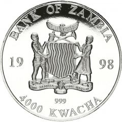 4000 Kwacha African Wildlife - Elephant