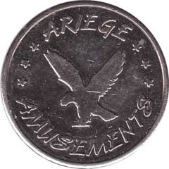 Game Token - Ariege Amusements Copper-nickel