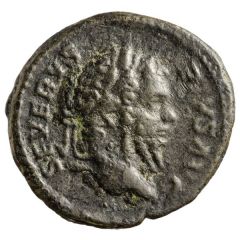 Denarius - Septimius Severus P M TR P XVIII COS III P P