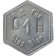 1 Glas Bier Countermarked `OH`