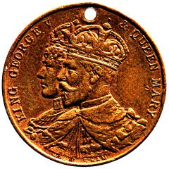 Medalet - King George V and Queen Mary Coronation