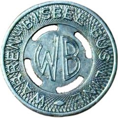 5 Cents - Warren-Bisbee Bus Line Bisbee, Arizona