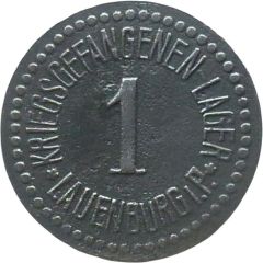 1 Pfennig - Lauenburg in Pommern Kriegsgefangenenlager