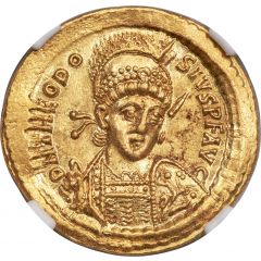 Solidus - Theodosius II SALVS REIPVBLICAE, Constantinopolis