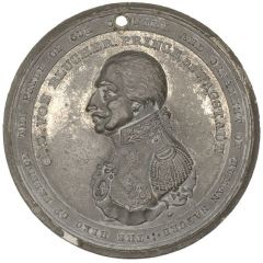 Medal - George III Field-Marshal von Blücher, white metal