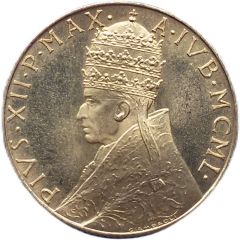 100 Lire - Pius Jubilee