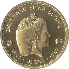 1000 Kronor - Carl XVI Gustaf Queen Silvia