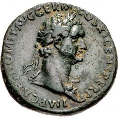 As - Domitian FORTVNAE AVGVSTI S C, Fortuna