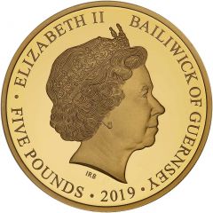 5 Pounds - Elizabeth II The 80th Anniversary of the King`s Speech, Gold Proof
