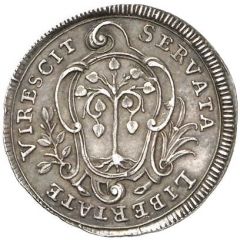 1/2 Ducat Peace of Westphalia, Silver pattern strike