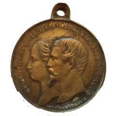 Medallion - Napoleon III Visit to Savoy, Corsica and Algeria